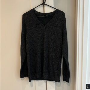 Black V-Neck Sweater